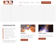 Tablet Screenshot of fierromaster.cl